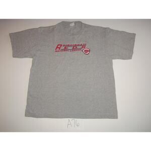 Cincinnati Reds T-Shirt Size XLarge National League Gray Mens -0618A76